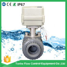 UPVC 10nm Ball Valve Electric Actuator Open or Closed Manufacturers in China